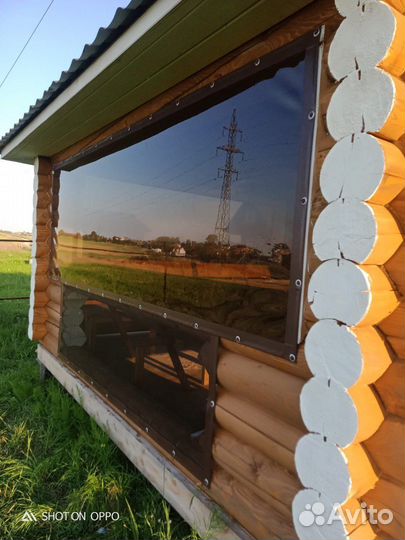 Мягкие окна на беседку террасу