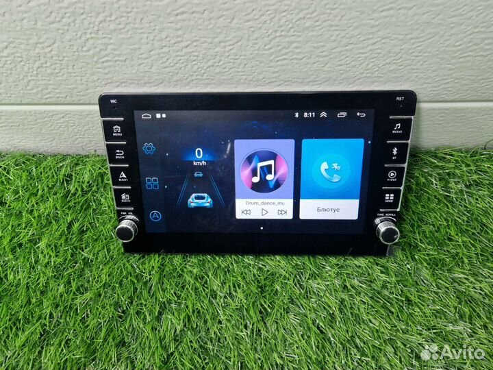 Магнитола Андроид IPS 9дюймов крутилка