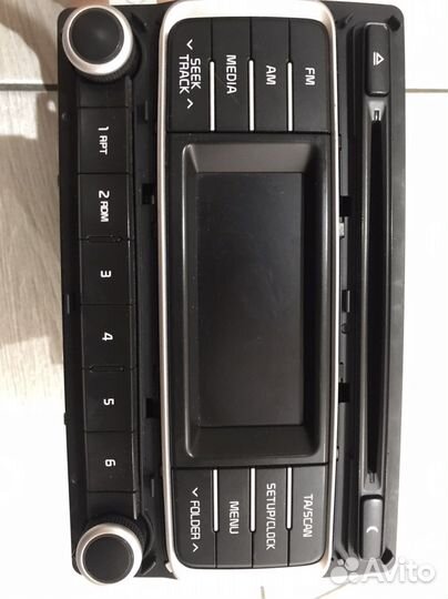 Штатная машнитола kia rio 3