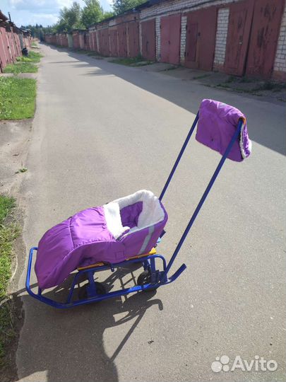 Коляска санки