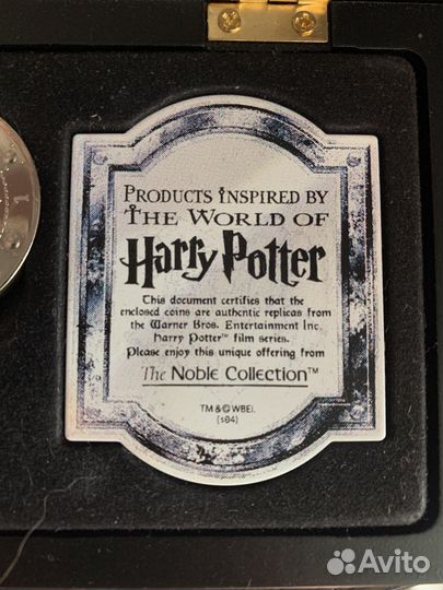 Коллекционные монеты Гарри Поттер