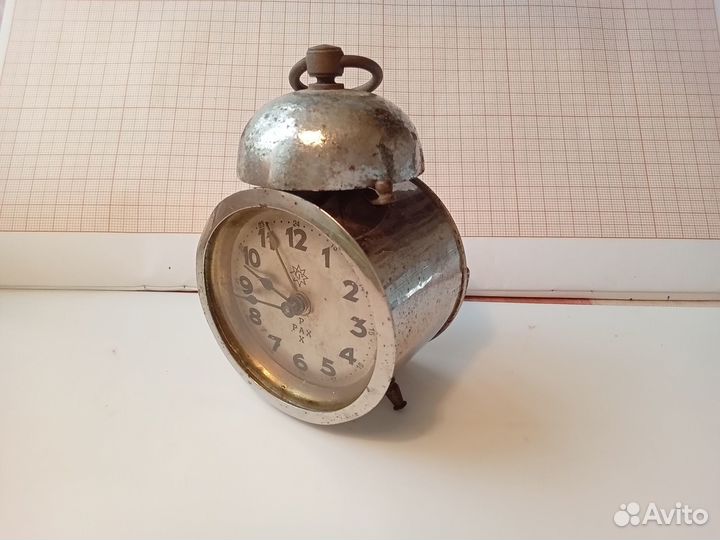 Часы будильник junghans. До 1890г. Нерабочие