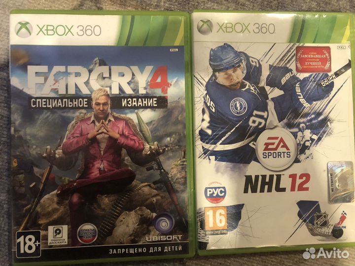 Два игровых диска оригинал xbox 360