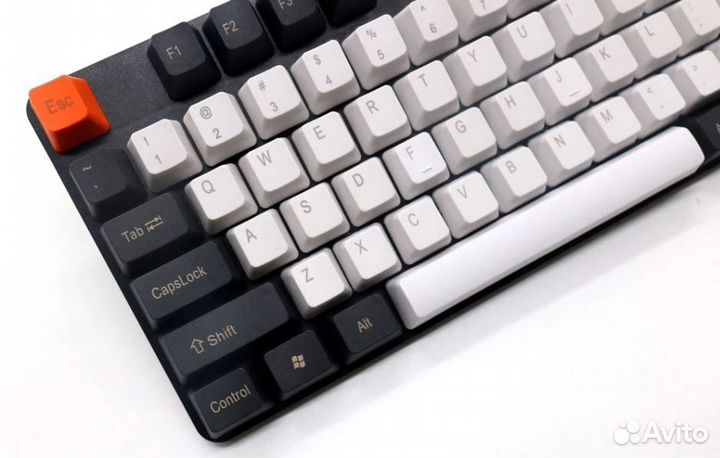 PBT кейкапы для клавиатуры black orange