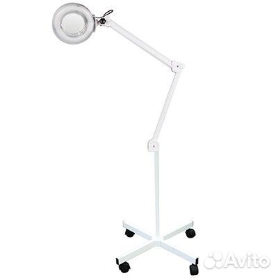 Косметологическая лампа-лупа на штативе LED