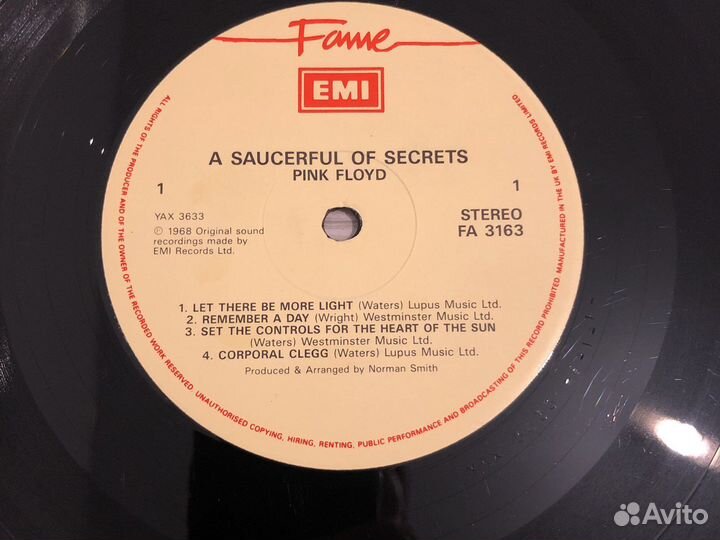 Lp Pink Floyd - A saucerful of secrets UK