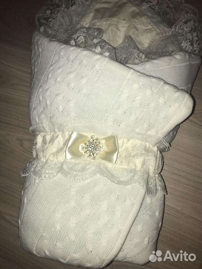 Конверт на выписку + кокон на овчине