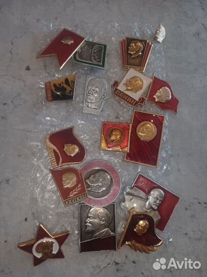 Значки СССР ленин