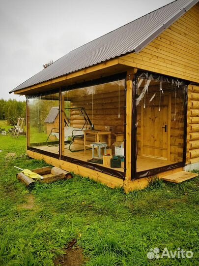 Мягкие окна на террасу