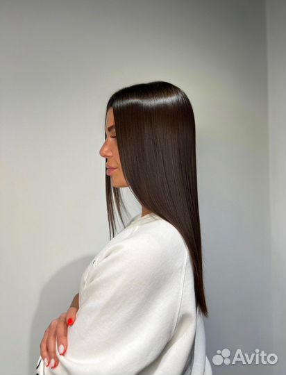 Модель на кератиновое выпрямление, ботокс волос