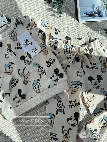 Костюм C&A 80 Disney на мальчика и девочку