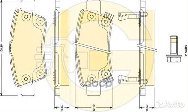 Колодки тормозные honda CR-V III 07- задние 613