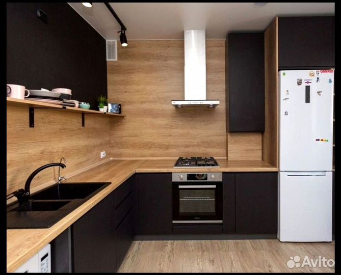 Угловая кухня как IKEA