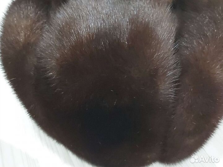 Норковая шапка мужская новая