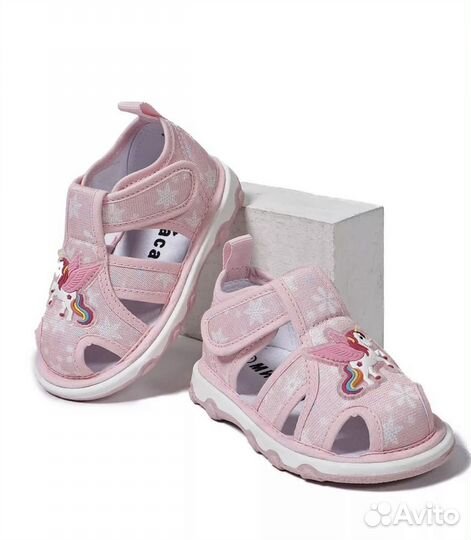 Сандалии микаса на девочку розовые 23