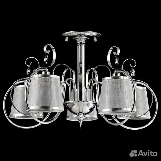 Люстра на штанге Freya Simone FR2020-CL-06-BG