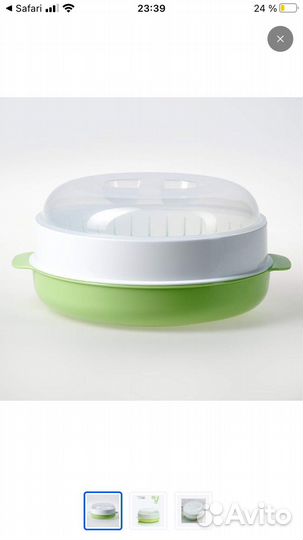 Пароварка для свч