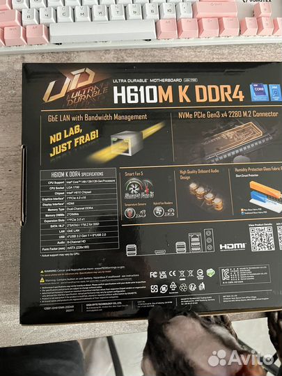 Материнская плата Gigabyte h610m k ddr4