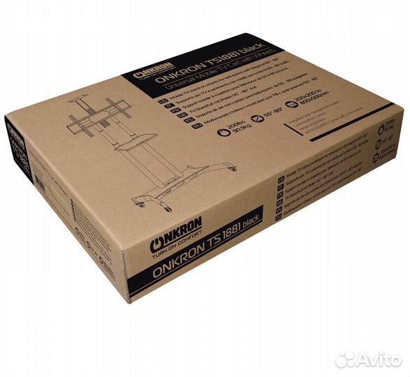 Мобильная стойка Onkron TS1881 black