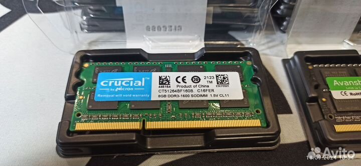 Память для ноутбука DDR3 8Gb