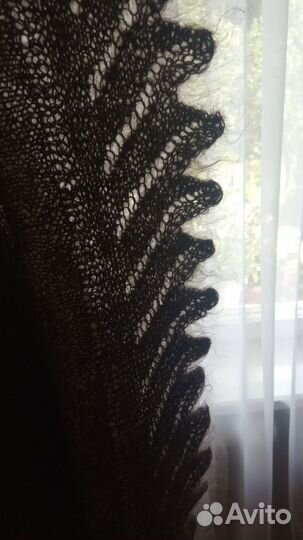 Пуховый платок новый 110-110см