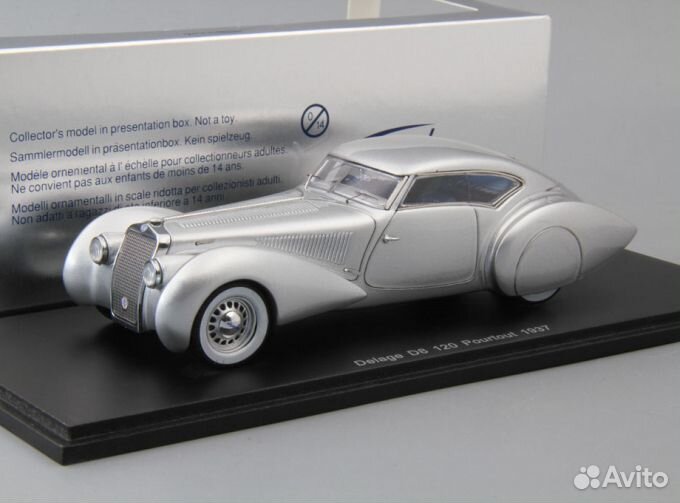 Delage D8 120 Pourtout 1937 1:43 Spark