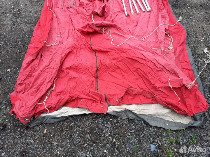 Палатка детская 2-х местная брезент/лён СССР