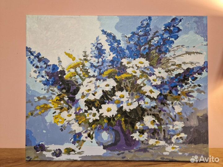 Картины по номерам раскрашенная