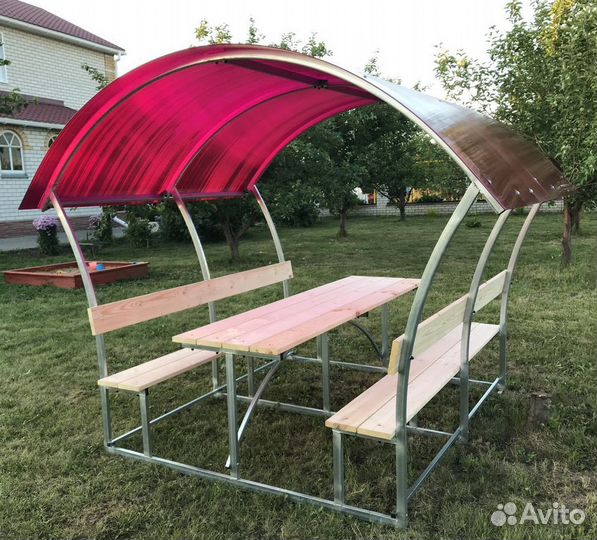 Беседка из поликарбоната