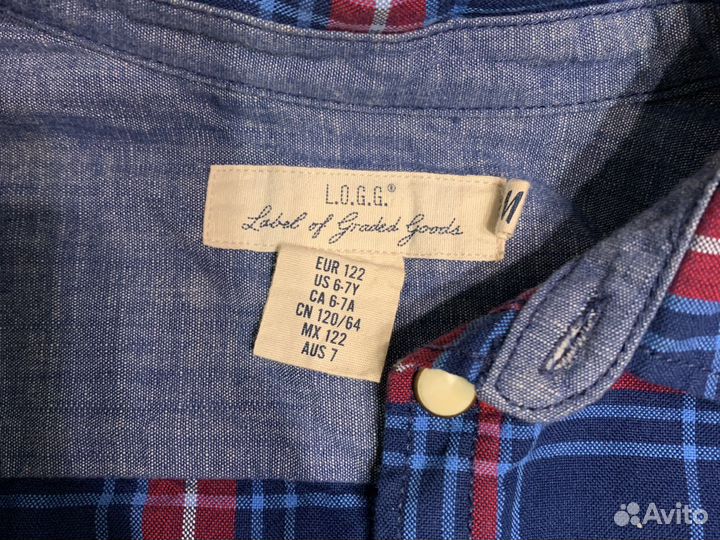 Рубашка на мальчика новая 116 122