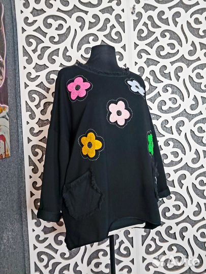 Стильные тунички оверсайз 52-56,54-58,56-60