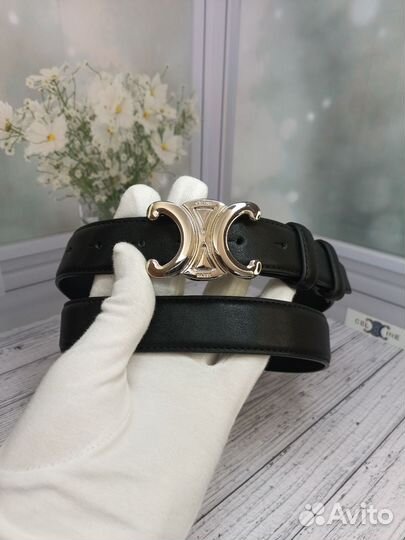 Ремень Женская Celine Люкс Натуральная кожа