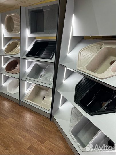 Продажа кухонных моек, смесителей, дозаторов