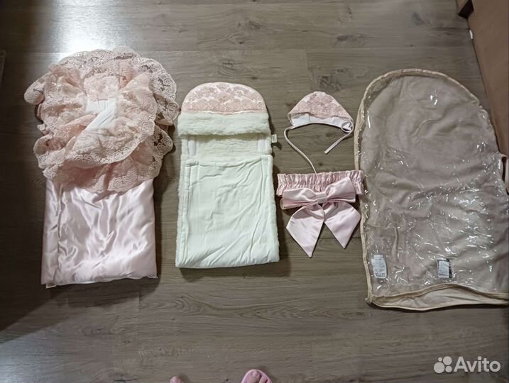 Конверт на выписку для девочки зима