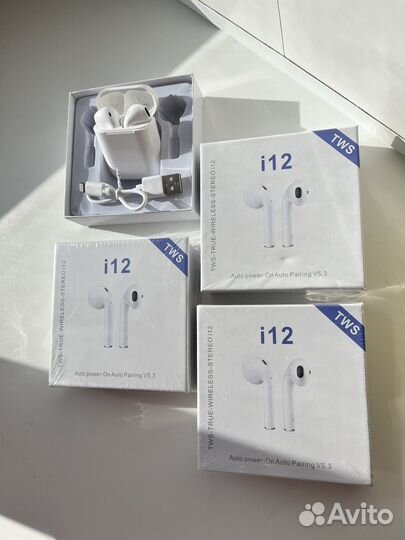 Наушники беспроводные новые apple airpods