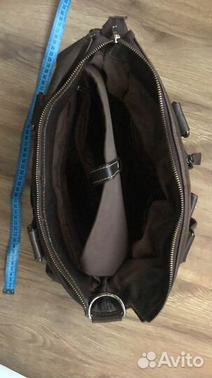 Мужская сумка бу из натуральной кожи