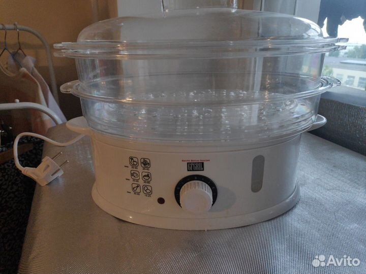 Пароварка GFgril GFS-5MPP белый