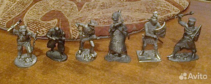 Солдатики разных эпох в миниатюре. 54 мм