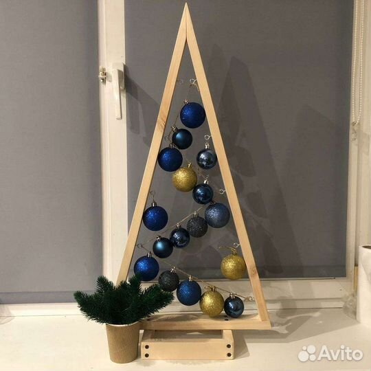 Елка новогодняя деревянная лофт