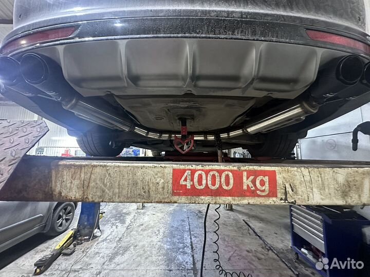 Прямоточный выхлоп kia optima 4