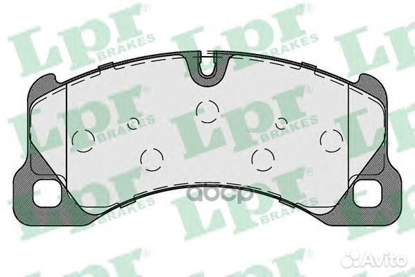 Колодки тормозные дисковые 05P1738 Lpr