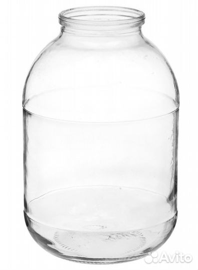 Стеклянные банки 3 литра под машинку/пласт. крышку