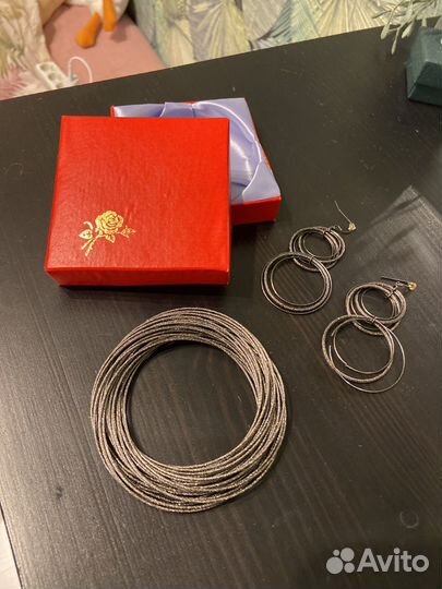Браслет и серьги