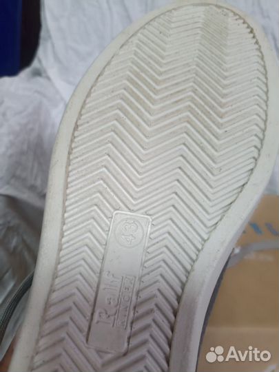 Мужские кожаная кеды 43