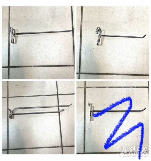 Крючки для сетки, экономпанели