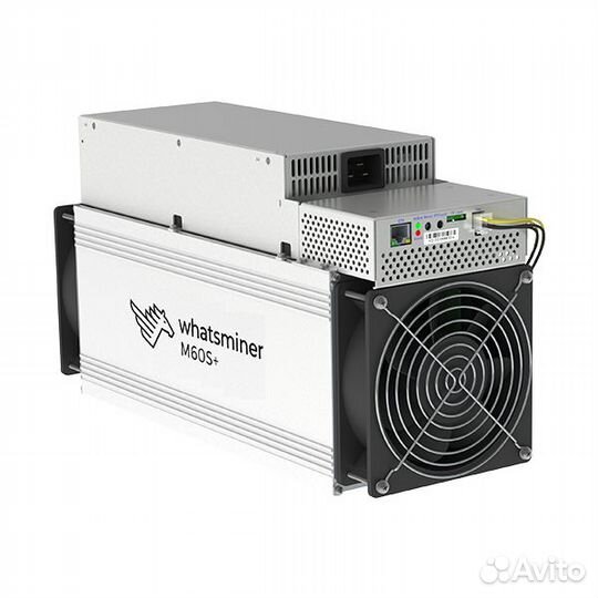 Asic майнер Whatsminer M60S+ 17W 204 TH/S