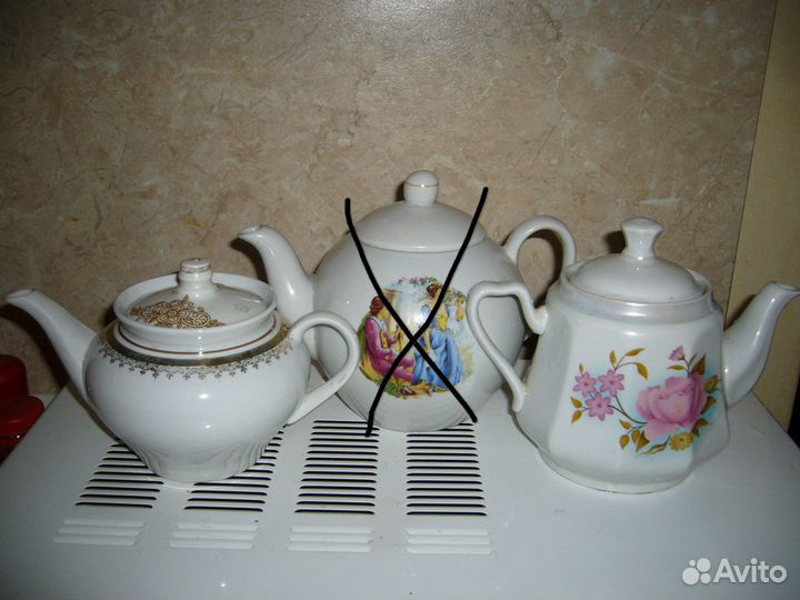 Чайники в основном из СССР