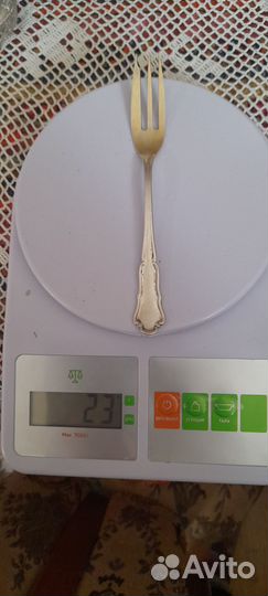 Антикварная вилка.серебро