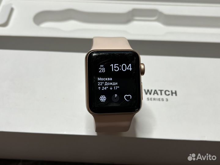 Часы Apple Watch 3 38 mm 85 акб