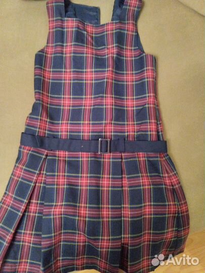 Школьная форма для девочки синяя 146